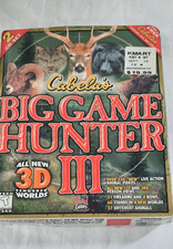 Cabela’s BIG GAME HUNTER 3 Big Box PC CD ROM 2 Disc Set 1998 SEALED NEW Complete picture