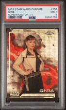 2024 Topps Chrome Star Wars Qi'ra 1/1 #150 PSA 9 picture