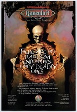 Dungeons & Dragons Ravenloft RPG - Vintage Original Print Ad - Promo Art 1998 picture