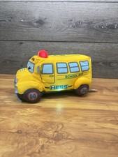 Hess 2024 My First Plush Toy School Bus with Working Lights & Music Tested Works picture
