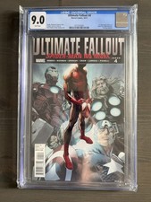 Ultimate Fallout #4 CGC 9.0 White Pages 1st Miles Morales Marvel 2011 picture