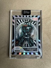 2026 Topps Mint Marvel Major League Venom Black Encased 6/10 Short Print picture