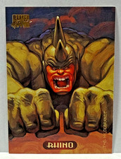 1994 Marvel Masterpieces Gold Foil Rhino #100 picture