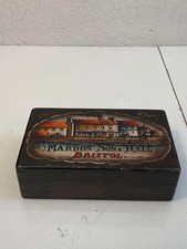 Antique Mardon Son & Hall Bristol Hand Painted Wooden Box 22x13.5x7cm picture