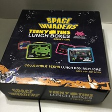Space Invaders Teeny Tins Lunch Boxes Series One 24 Count Display Case NEW picture