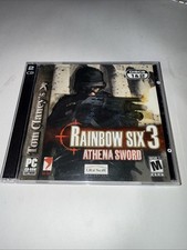 Rainbow Six 3 Athena Sword PC (2003, 2 Disc Set) CIB Both Discs & Serial picture