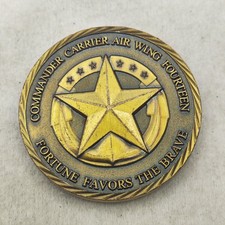 US Navy CVW-14 Commander Carrier Air Wing Fourteen Challenge Coin picture