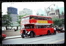 Toronto Transit Commission- TTC. LONDON DD BUS #JSD 982. Original Slide 1975. picture