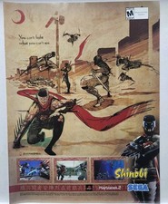 2002 Shinobi Sony Playstation 2 PS2 Sega Print Ad Poster Promo Art Magazine Page picture