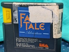 THE FAERY TALE ADVENTURE ORIGINAL SEGA GENESIS GAME CARTRIDGE ONLY stickered :( picture