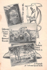 antique 1905 print ad California's Mission Hotel THE GLENWOOD Riverside CA picture