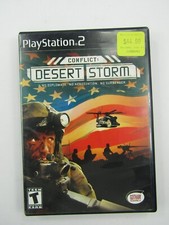 Conflict: Desert Storm PS2 Playstation 2 Video Game Shooter CIB Complete picture
