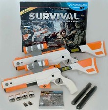 NEW PS3 Cabela's Survival Shadows of Katmai GAME + 2 GUNS Bundle top shot elite picture
