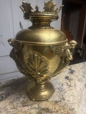 RARE Antique Large Gilt Bronze Urn ANTHONY MASSET Nyc. Angels RARE picture