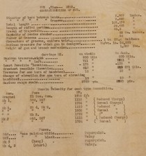WWII 75mm Field Gun M2A2 Technical Characteristics Military Document picture