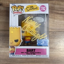 Funko pop #1742 Bart signed by Nancy Cartwright with Authenticity picture