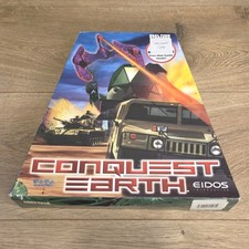 Conquest Earth IBM Windows Big Box PC Game Edios Trapezoid Box New Sealed picture
