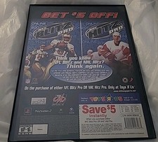 NFL Blitz Pro NHL Hitz Pro Video Game Print Ad 2005 Framed 8.5X11 Promo  picture