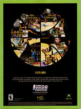Xbox NBA Inside Drive 2003 Vintage Print Ad Poster 2002 Basketball Game picture