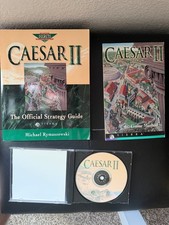 Sierra Caesar II 2 Windows 95 CD PC 1995 Video Game (plus Strategy Guide) picture