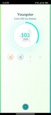 XS Rattata 50x Medal Platinum Pokemon Go ✨ 100 Pieces a Day picture