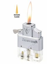 Thunderbird Butane Insert Piezo Vector Soft Flame KGM works w/ zippo clear picture