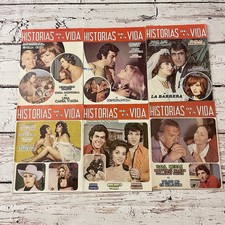 Vintage Historias De La Vida Fotonovela Magazine Mexico 1970s Dramas Lot of 6 picture