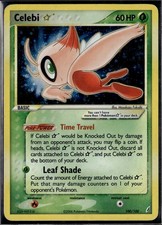 Celebi Gold Star Holo Ultra Rare EX Crystal Guardians 100/100 HP picture