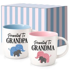 Triple Gifffted Coffee Mugs for Grandparents 13Oz Ceramic picture