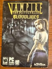 Vampire: The Masquerade Bloodlines PC Game 2004 -FACTORY SEALED - NEVER OPENED picture