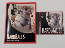 Hardball 5 PC CD-ROM Baseball Game 1995 with Original Case & Players Guide picture