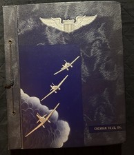 Original WWII USAAF Photo Scrapbook 200+ Pics Named CWO Dudley Korns Italy picture