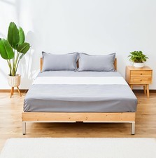 GroundingWell Grounding Sheet for All Bed Sizes, Organic Cotton + Silver Fiber picture