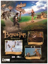 The Bard's Tale - PC Action RPG Game - Vintage Original Print Ad - Promo 2004 picture