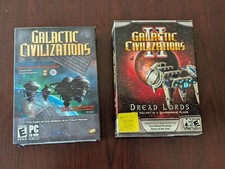 Galactic Civilizations 1 and 2, complete box with CD, very good, see description picture