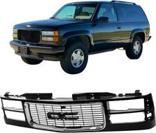 Front Grille Grill Fits GMC C/K Chrome Black picture