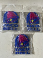 Taco Bell Inflatable Beach Balls. Clear With Color Logo. Lot Of 3. Unopened. picture
