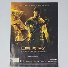 Deus Ex Xbox 360 PlayStation 3 PS3 PC The Truth Print Ad/Poster picture