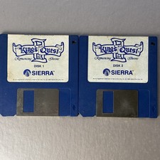 King's Quest II Romancing The Throne 1985 Atari ST 2 Disk SIERRA Untested  picture