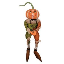 New Joe Spencer Gathered Traditions - Patton Pumpkin - Harvest/Halloween picture