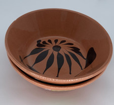 Set of 2 Handmade Mexican Clay Bowls 8