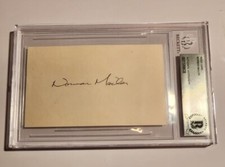 Norman Mailer Signed Beckett BAS COA Autograph Auto Cut Writer Author picture