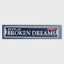Green Day Boulevard Of Broken Dreams Metal Sign 2005 American Idiot Vintage picture