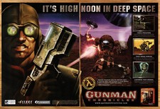 Gunman Chronicles Sierra Space- 2 Page Video Game Print Ad Poster Promo Art 2001 picture