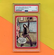 Original 1976 Welcome Back Kotter Trading card #1 PSA 5 picture