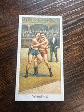 1925 Turf Cigarettes Sports Records Wrestling #35 G.W. Wilson Vtg Antique (b) picture