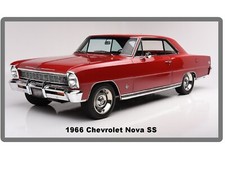1966 Chevrolet Nova SS Auto Refrigerator / Tool Box Magnet picture