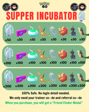 Pokémon || Supper Incubator ✨ FAST SALE ✨ DONE in 24 - 48hrs ✨ Read Description picture