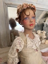 RARE Antique PIERRE IMANS Lavender Eye Full Body Mannequin picture