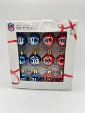 New York Giants Mini Ornament 12-Pack Sports Collector Series set picture
